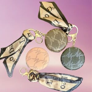 *Buy It Now* Double Mirror Bag Charm, Keychain NWT